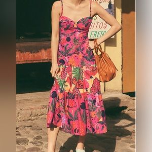 FARM RIO - Pop Leopards Mixed Dress